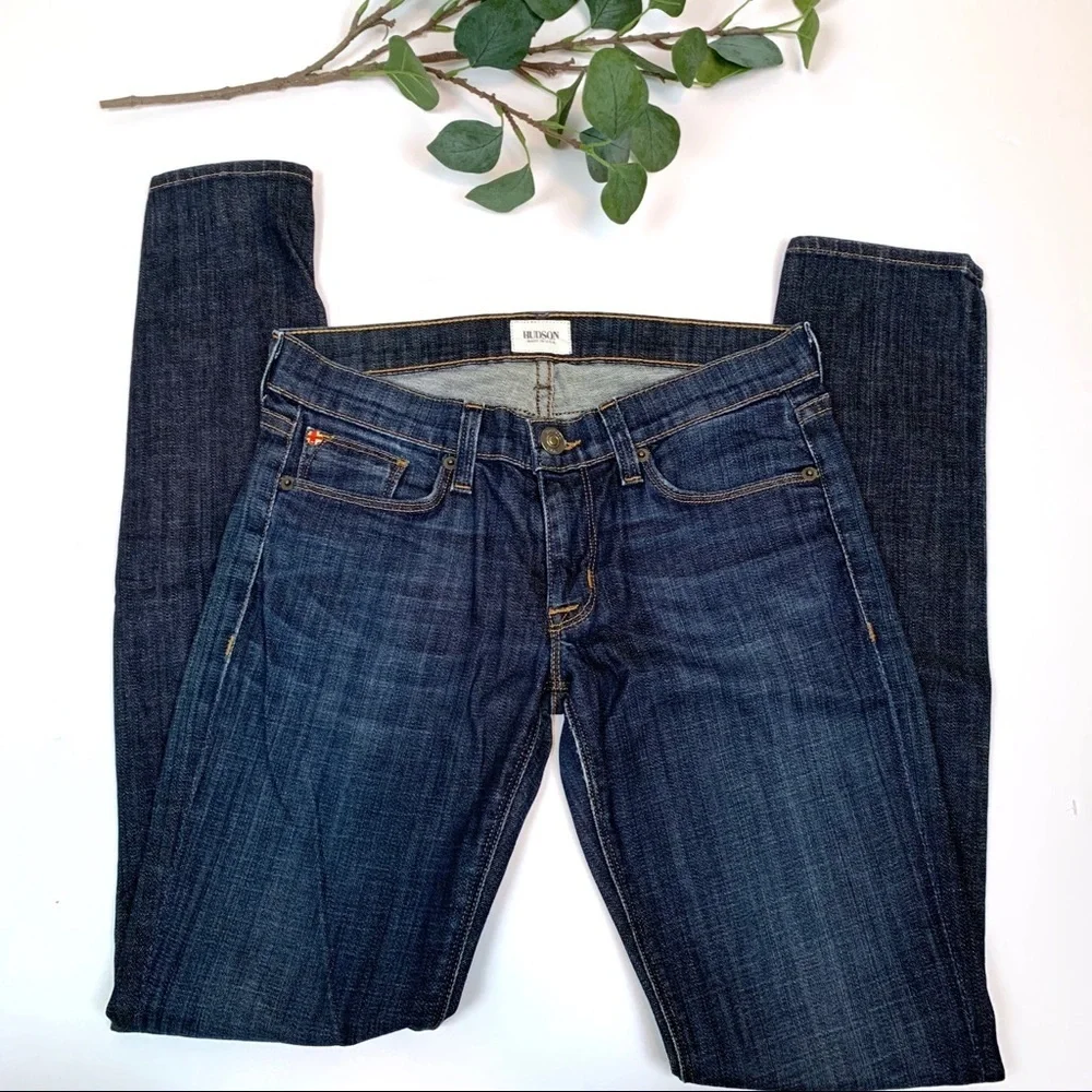 HUDSON Colette Mid‎ Rise Skinny. Sz 25X32 - Picture 4 of 8